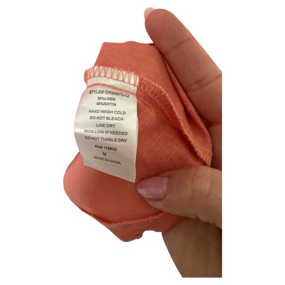 NWT Lush mini dress in Coral size Medium - Picture 5 of 5